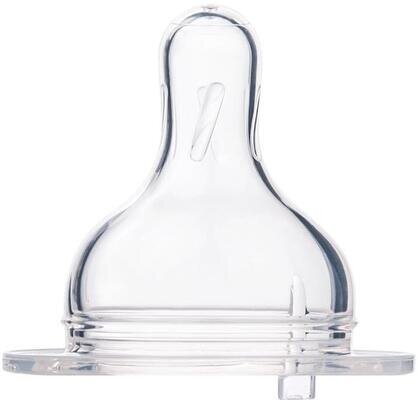 Соска силіконова Canpol Babies EasyStart 21/731 середня для пляшечок з широким отвором, від 6 місяців, 2 шт