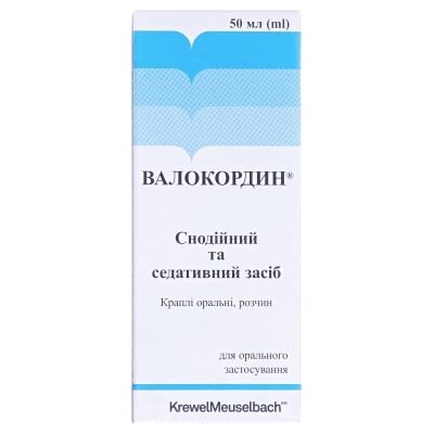 Валокордин краплі ор., р-н по 50 мл у флак.-крап.