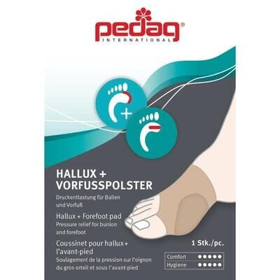 Бандаж вальгусний Pedag Hallux-Vorfusspolster 279 еластичний з силіконовою вставкою, розмір S/M