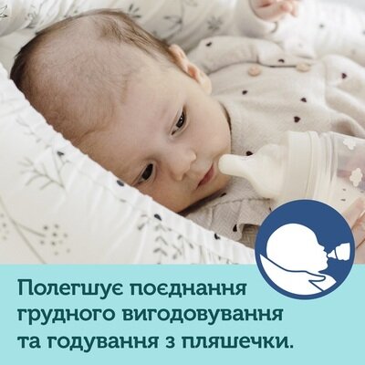 Соска силіконова Canpol Babies EasyStart 21/729 для пляшечок з широким отвором міні, від 0 місяців, 2 шт