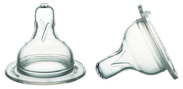 Соска силіконова Canpol Babies EasyStart 21/729 для пляшечок з широким отвором міні, від 0 місяців, 2 шт