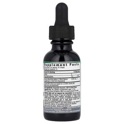 Солодки корінь Nature's Answer Licorice Root 2000 мг рідкий екстракт без спирту, 30 мл