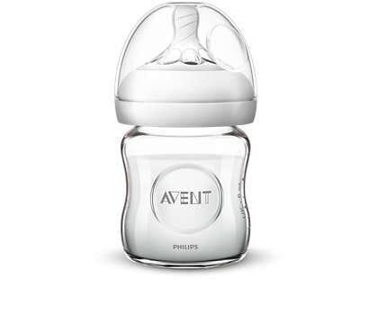 Пляшечка для годування Philips Avent SCF051/17 (SCF671/17) Natural 2.0 скляна, 120 мл