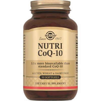 Нутрікоензим Q10 Solgar Nutri CoQ-10 м'які капсули №50