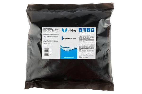 Карбон-Актив Rikka для акваріумної води, 200 г
