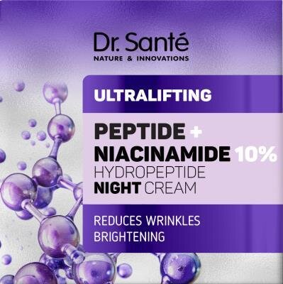 Крем для обличчя Dr.Sante Ultralifting Пептид + Ніацинамід нічний активний, 50 мл