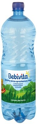 Вода питна Bebivita дитяча негазована артезіанська з природним мінеральним складом, 1,5 л