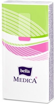 Хустинки паперові носові гігієнічні Bella Medica тришарові, 9 шт х 1 уп
