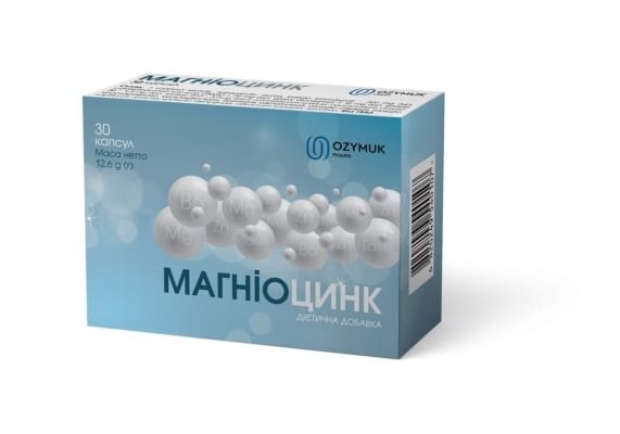 Магніоцинк капсули по 420 мг №30 в бліст.