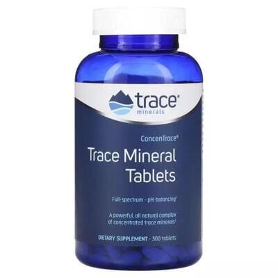 Концентровані мікроелементи Trace Minerals ConcenTrace, 300 таблеток