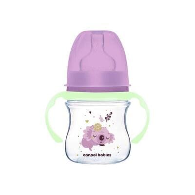 Пляшечка антиколікова Canpol Babies EasyStart Sleepy Koala 35/236_pin з широким отвором , 120 мл
