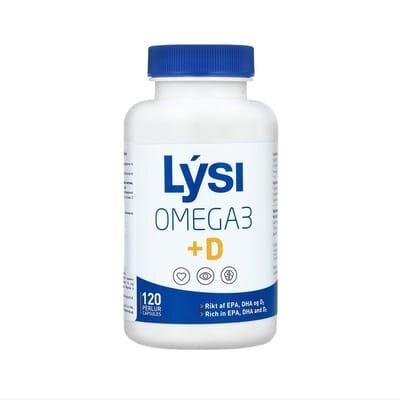 Омега-3 LYSI з вітаміном D капсули 500 мг №120 у флак.
