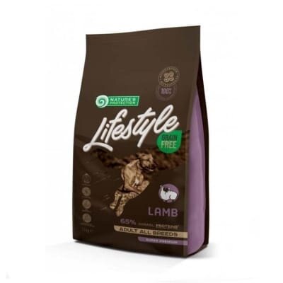 Корм сухий Nature's Protection Lifestyle Grain Free Lamb Adult All Breeds для собак беззерновий з ягням, 1,5 кг