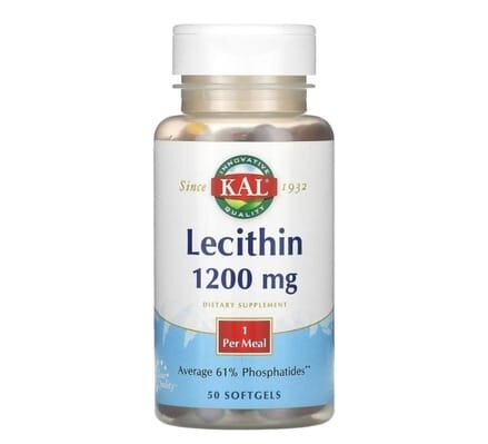 Лецитин KAL Lecithin 1200 мг, 50 м'яких капсул