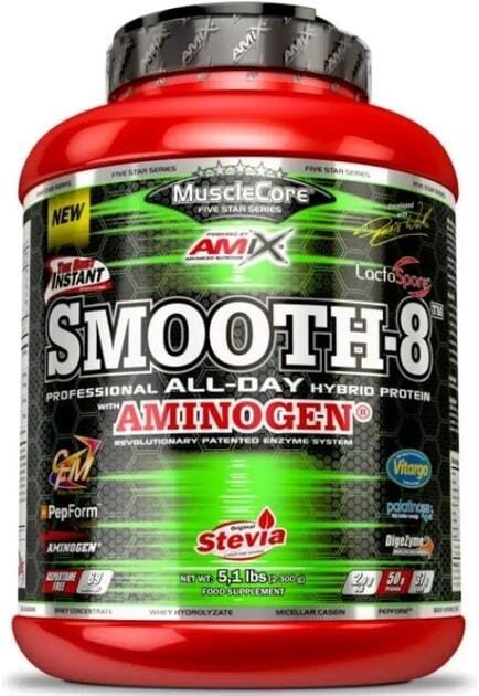 Протеїн Amix Nutrition MuscleCore Smooth-8 пиріг Баноффі, 2300 г
