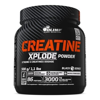 Креатин Комплекс для росту м'язів та сили Olimp Creatine Xplode, апельсин, 500 г