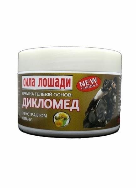 Сила лошади New formula крем на основі гелю Дикломед, 300 мл