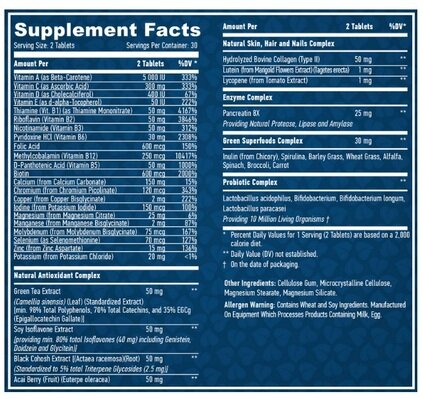 Вітамінно-мінеральний комплекс для жінок Haya Labs Women's Multivitamin таблетки №60
