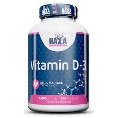 Вітамін Д3 Haya Labs Vitamin D-3 5000 IU капсули №100