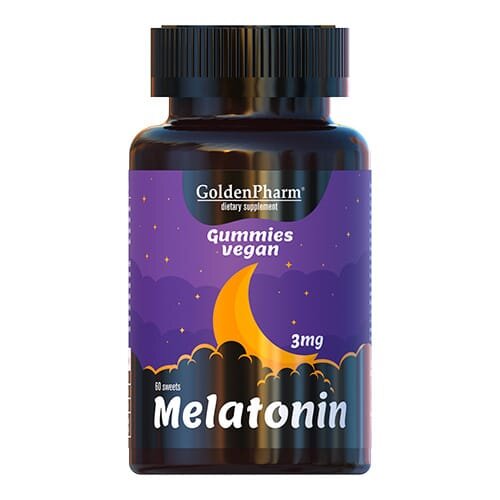Мелатонін Golden Farm веганський мармелад №60