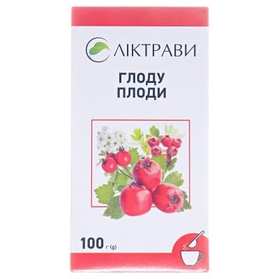 Глоду плоди по 100 г у пач. з внут. пак.