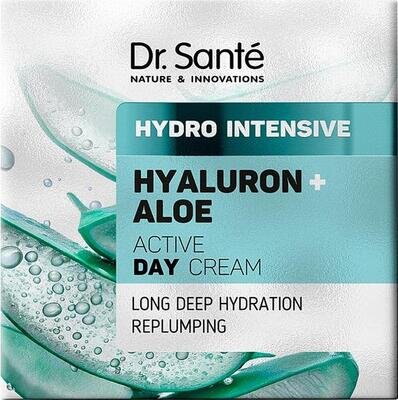 Крем для обличчя Dr.Sante Hydro Intensive Активний Гіалурон + Алое денний, 50 мл