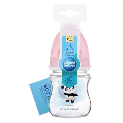 Пляшечка антиколікова Canpol Babies EasyStart Toys 35/220_pin з широким отвором, 120 мл