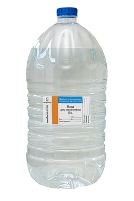 Вода дистильована Органіяфарм, 5 л