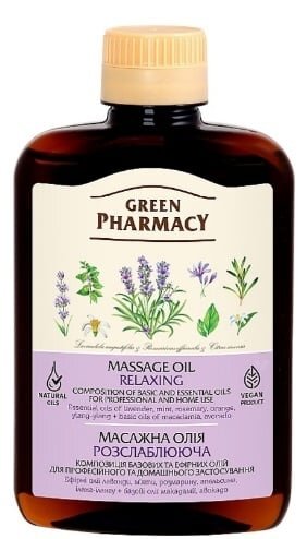 Олія масажна Green Pharmacy Розслаблююча, 200 мл