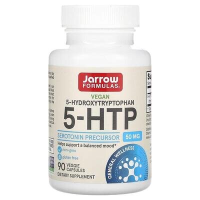 5-HTP Jarrow Formulas 50 мг, 90 вегетаріанських капсул
