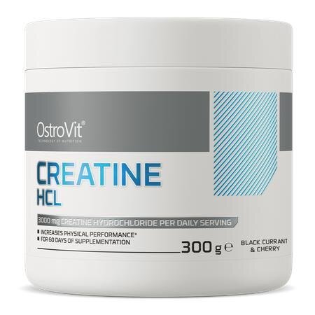 Креатин гідрохлорид OstroVit Creatine HCL чорна смородина-вишня, 300 г