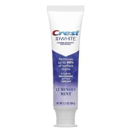 Зубна паста Crest 3D White Luminous Mint, 104 г