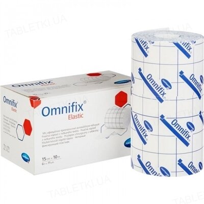 Пластир медичний Omnifix Elastic на еластичній нетканій основі 15 см х 10 м, 1 штука