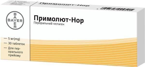 Примолют-нор таблетки по 5 мг №30 (15х2)