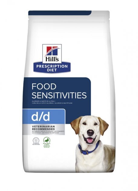 Корм лікувальний для собак Hill's Prescription Diet d/d Food Sensitivities Duck & Rice з харчовою чутливістю та захворюваннями шкіри з качкою та рисом