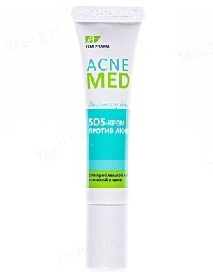 Крем для обличчя Elfa Pharm Acne Med SOS проти акне, 15 мл