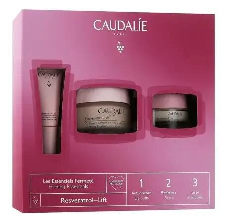 Набір Caudalie Resveratrol Lift Tisane Nuit (Гель-крем для контуру очей, 5 мл + Нічний крем, 15 мл + Крем, 50 мл)