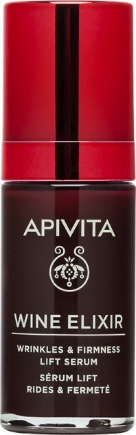 Сироватка-ліфтинг для обличчя Apivita Wine Elixir для боротьби зі зморшками та підвищення пружності, 30 мл