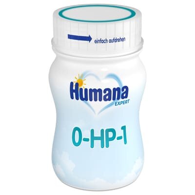 Суміш рідка молочна Humana 0-HP-1 Експерт початкова гіпоалергенна для недоношених дітей і дітей з екстремально низькою вагою з народження, 90 мл
