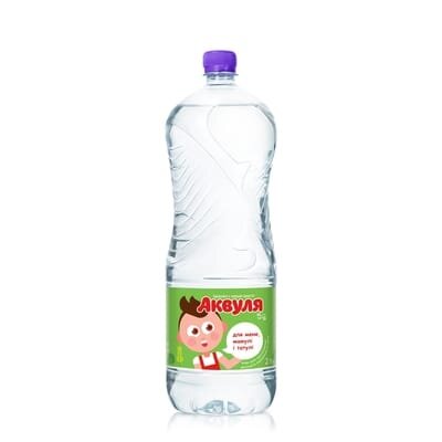 Вода питна Аквуля дитяча негазована, 2 л