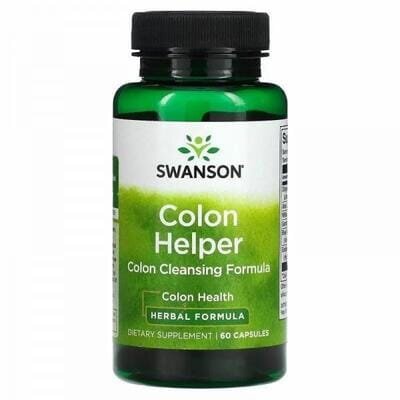 Комплекс для очищення кишківника Swanson Colon Helper, 60 капсул