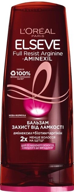 Бальзам для волосся Elseve L'Oreal Paris Аргінін + Амінексил, 200 мл