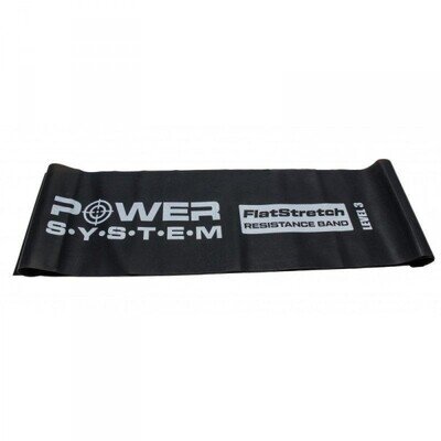 Еспандер стрічка Power System Flat Stretch Band Level 3, PS-4123, чорний