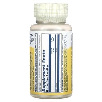 Ацетил L-карнітин Solaray Acetyl L-Carnitine, 30 капсул