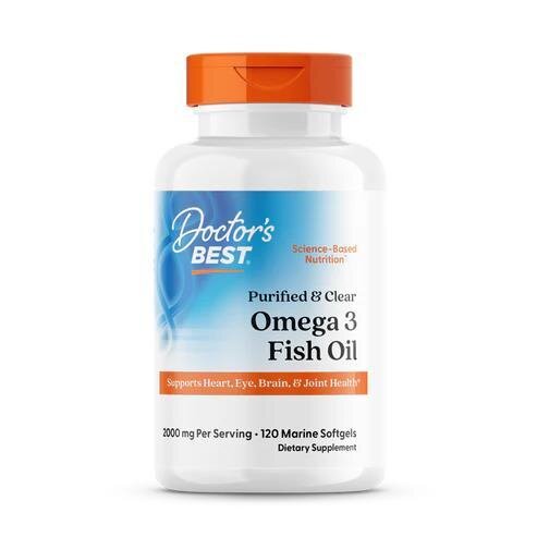 Риб'ячий жир Омега-3 Doctor's Best Omega 3 Fish Oil, 120 капсул