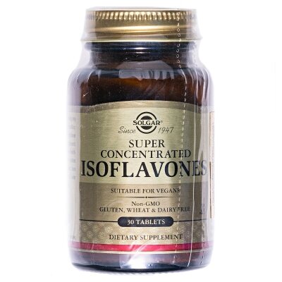 Суперконцентрат ізофлавонів Solgar Super Concentrated Isoflavones таблетки №30