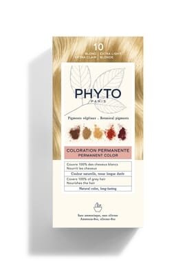 Крем-фарба Phyto Phytocolor, тон 10 блондин екстрасвітлий, 60 мл + 40 мл