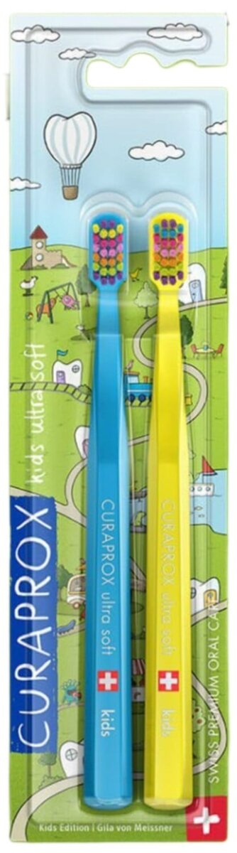 Набір Curaprox Kids Ultra Soft DUO Special Edition 2025 дитячих зубних щіток, 2 шт
