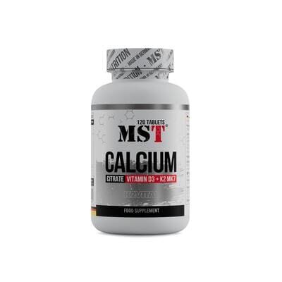 Кальцій цитрат+D3+K2 MST Nutrition Calcium citrate Vitamin D3 + K2VITAL, 120 таблеток