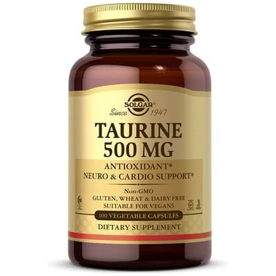 Таурин Solgar Taurine 500 мг вег. капсули №100